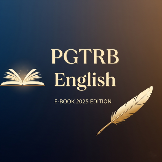 PGTRB English E-Book 2025 Edition